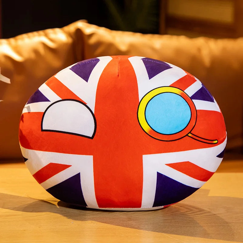10/30/40cm Polandball Plush Doll Countryball Country Ball Toy Plush Pendant Stuffed Doll Christmas Children Gift