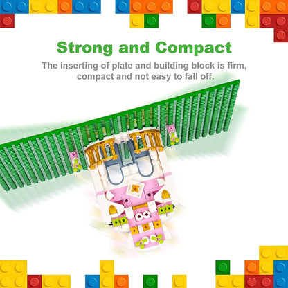 Classic Baseplate 32x32 16x32 16x16 Dots Building Blocks Bricks Base Plates DIY Plastic Board Building Blocks Construction Toys