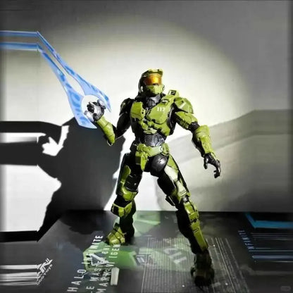 Game 18CM RE:EDIT Reach 1/12 SCALE MASTER CHIEF MJOLNIR MARK V1 Articulated Action Figurine Collectible Ornaments Cool Boys Gift