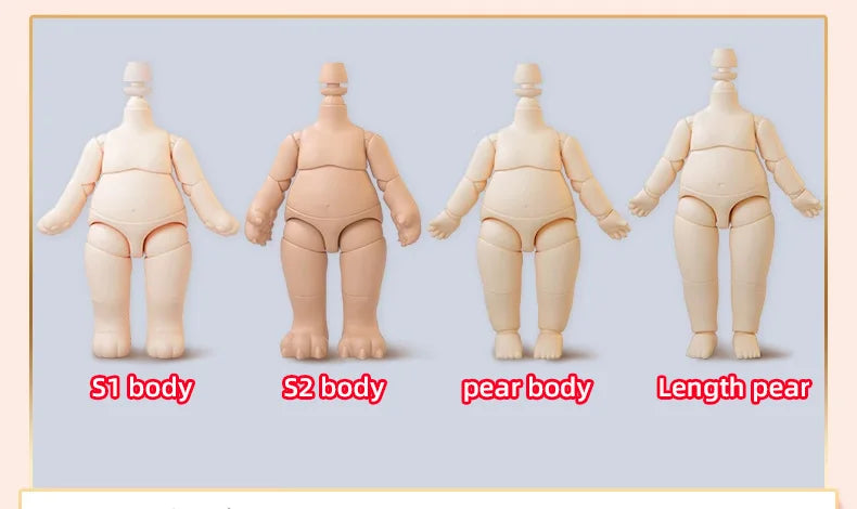 NEW YMY Doll Cat Hand Animal Body Fat Body with Tail Ob11 Body Joint for Gsc Head,1/12bjd,Obitsu 11 Boy Girl Toy Accessories