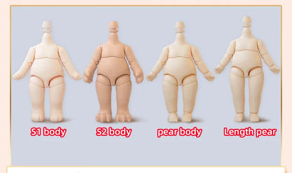 NEW YMY Doll Cat Hand Animal Body Fat Body with Tail Ob11 Body Joint for Gsc Head,1/12bjd,Obitsu 11 Boy Girl Toy Accessories
