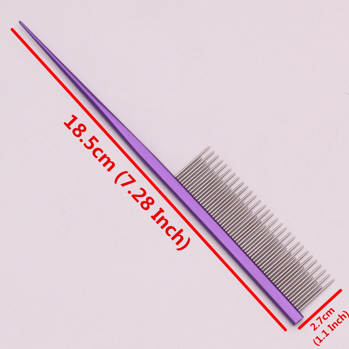 Pet Grooming Combs Aluminum Alloy Brush For Dogs Boundary Knot Massage Tools Professional Salon Cat Hair Cleaning Crescent 7900#