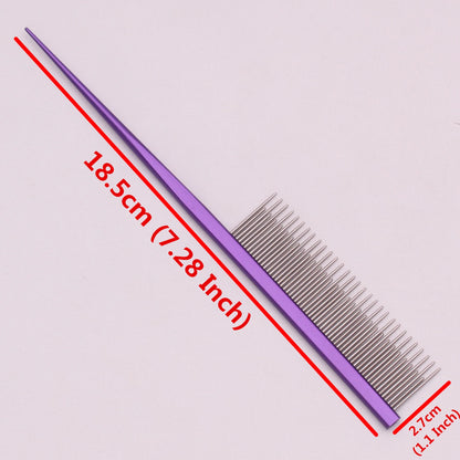 Pet Grooming Combs Aluminum Alloy Brush For Dogs Boundary Knot Massage Tools Professional Salon Cat Hair Cleaning Crescent 7900#