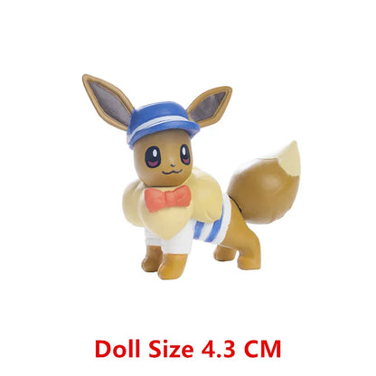 Pokemon Anime Figures Ice Eevee Pikachu Flying Dragon Collection Figure Cute Action Toys Model Pok é mon Kids Birthday Gifts