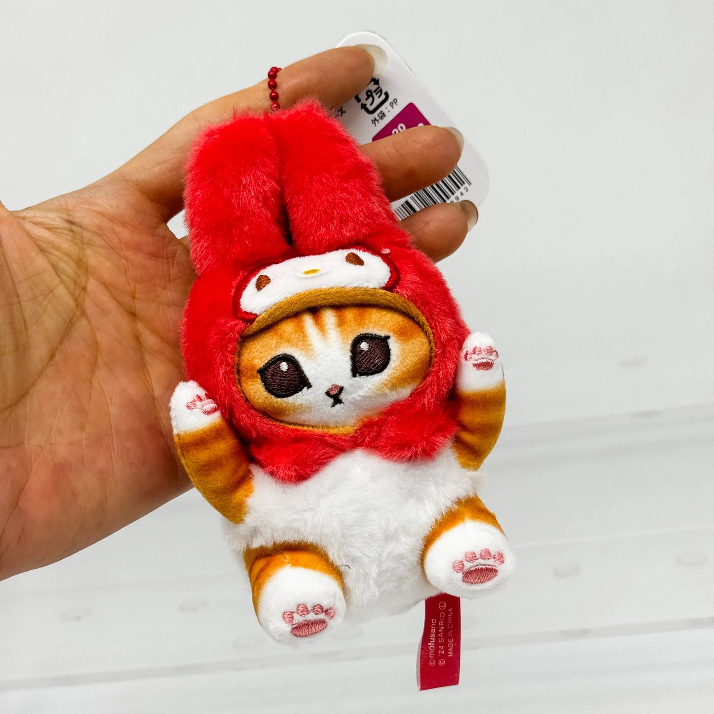 Anime Shark Cat Co Branded Cross-dress Kuromi Hello Kitty Cinnamoroll Plush Toys Collect Decoration Pendant Gift