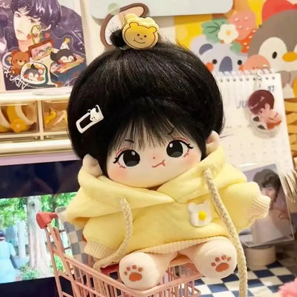 20cm Genuine Kawaii Idol Doll Plush Princess Dolls Stuffed Figure Toys Cotton Baby Plushies Toys Fans Collection Gifts