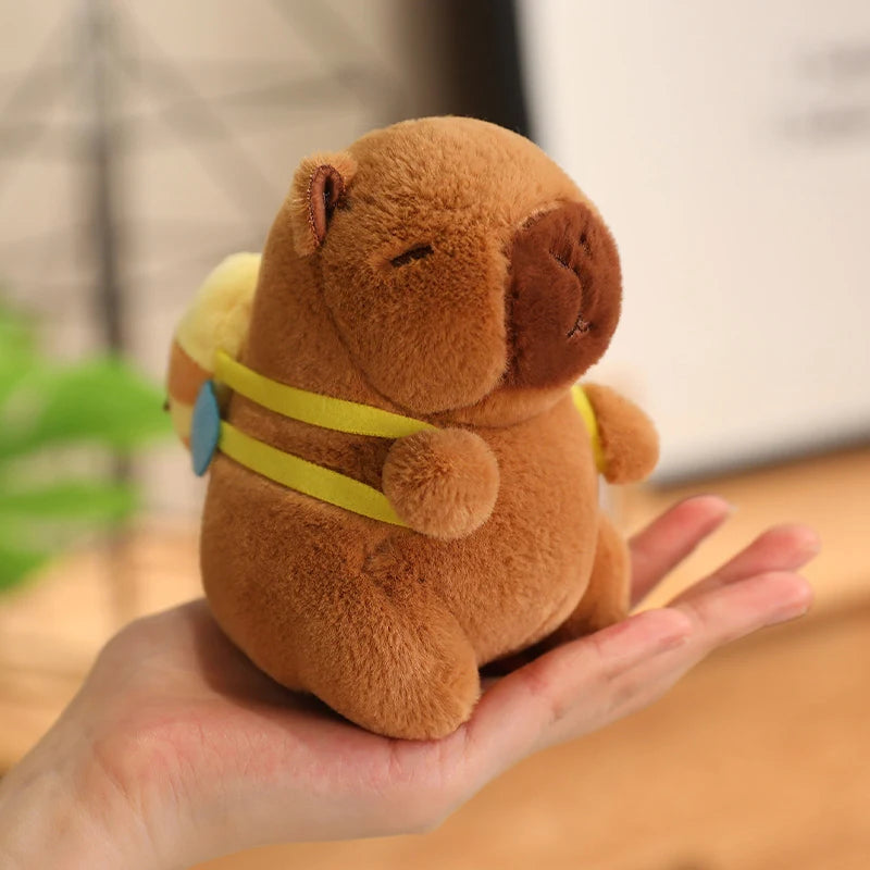 Capybara Plush Toy Pendant Keychain Capibara Cosplay Pokemon Pikachu Disney Stitch Sanrio Kuromi Plushies Stuffed Bag Decor Gift