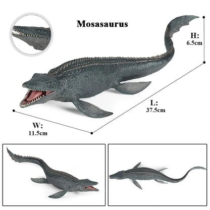 Oenux Prehistoric Savage Mosasaurus Megalodon Mammuthus Jurassic Dinosaurs Sea Life Animals Model Action Figures Toy Kids Gift