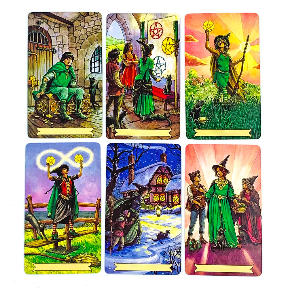 Tarot Cards English Eersion Prediction Divination Tarot Deck Board Game Cards,Christmas and New Year Family Party Games