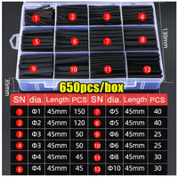 650PCS box Black