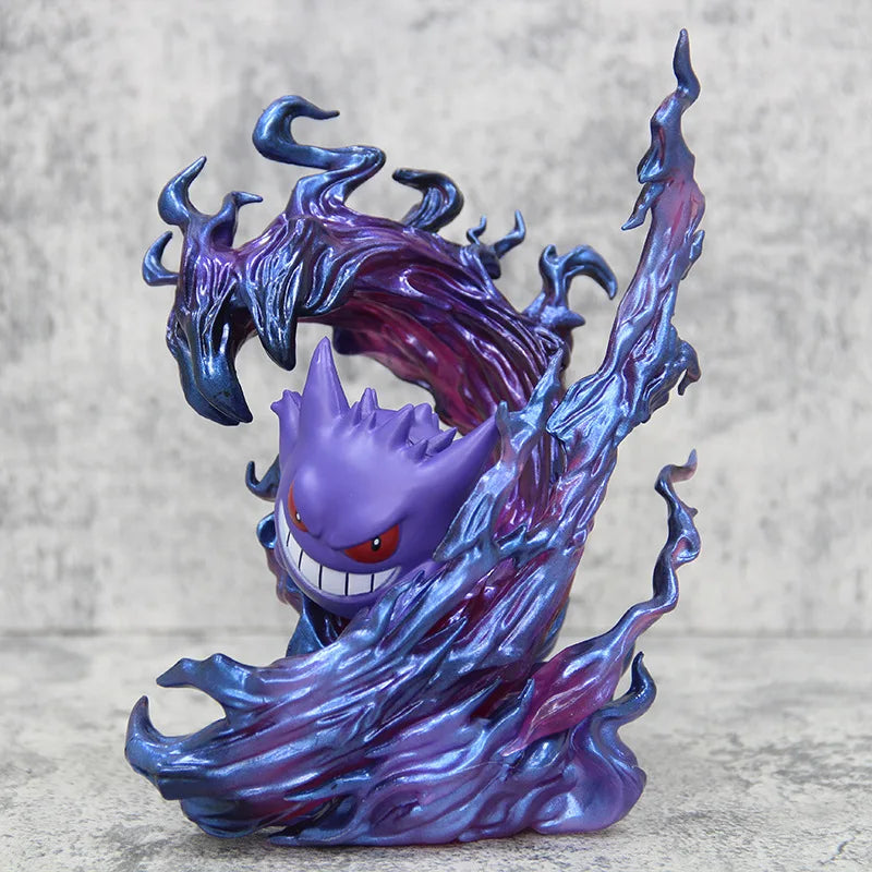 18cm Pokemon Gengar Figure Anime Action Model Collectible Statue for Display Halloween Christmas Birthday Gift Desktop Deco Doll