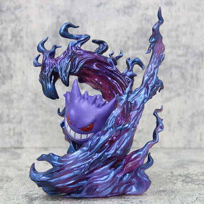 18cm Pokemon Gengar Figure Anime Action Model Collectible Statue for Display Halloween Christmas Birthday Gift Desktop Deco Doll
