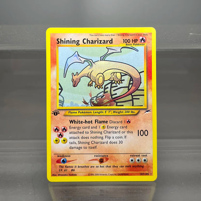 Neo Destiny Charizard PTCG Single Collection Card 1st Edition 1996 Tyranitar Gengar Card PKM Proxy Cards Toys Gifts