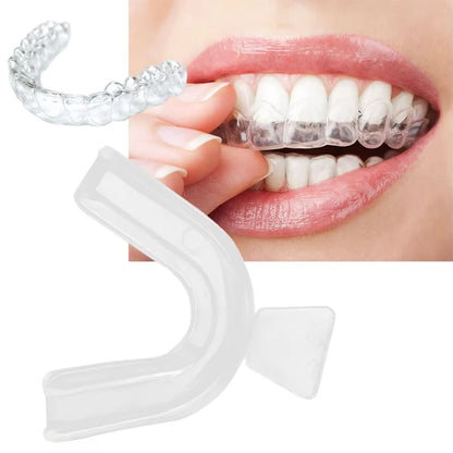 1/2/4/8pcs Anti Snoring Bruxism Sleeping Mouth Guard Tray Stop Teeth Grinding Sleep Aid Night Guard Gum Shield Mouth Health Care