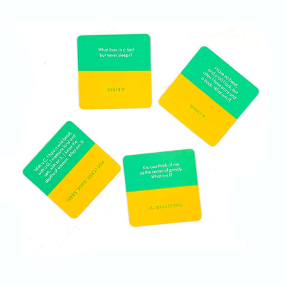 Mini Size Riddle Me This Card Game With 50 Fun Dilemmas (A Conversation Card Game Party Game For Adults And Families)