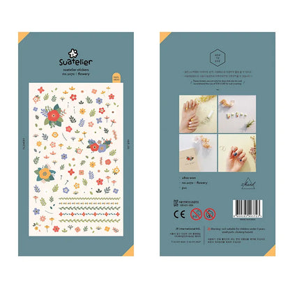 Korean Import Original Suatelier Collection Kawaii Daily Stickers Scrapbooking Diy Journal Stationery Sticker Deco Art Supplies