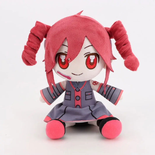 Kasane Teto Plush Toy Soft Doll Stuffed Plushies Figure Anime Cosplay Cartoon Birthday Present Christmas Gift for Fans Girl