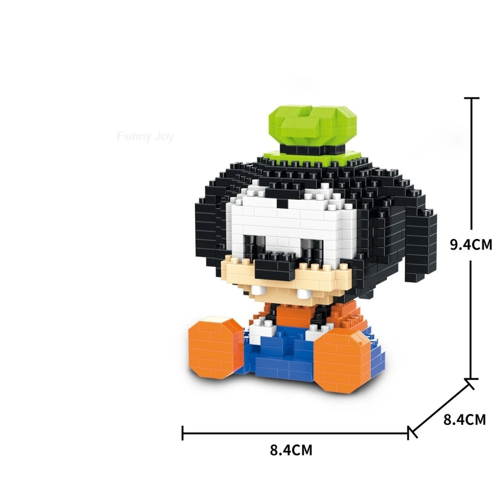 Cartoon Anime Hello Kitty Blocks Kuromi My Melody Cinnamoroll Mouse Building Blocks Doll Toy Kids Birthday Gift