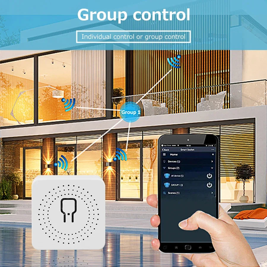 Tuya ZigBee WiFi Smart Switch 2 Way Control Breaker Relay 220V 110V 16A Smart Life APP Voice Control with Alexa Google Home