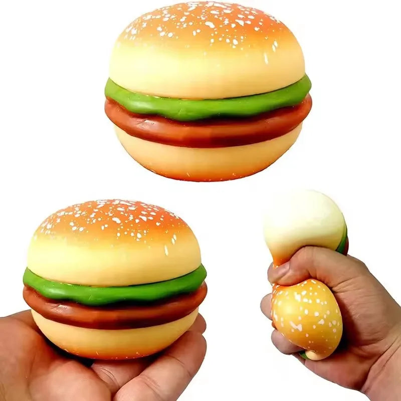 TPR Stress Relief Toys Release Decompression Squeezing Simulation Coke French fries Hamburgers Slow Rebound Birthday Gift