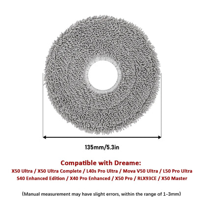 Mop Cloths For Xiaomi X10 Plus S10 Plus X20 Plus 5C 5 5Pro Omni 1S Omni 2 M30 Pro M30S OV31GL OV42CN OV21GL Vacuum Mop Parts