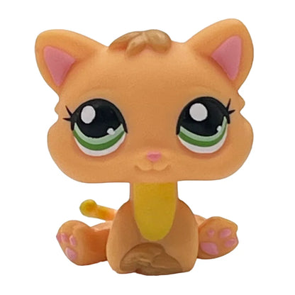 Rare pet toy Mini Stands Short Hair Kitten Old Figures Collection Original Bobble head toy lps