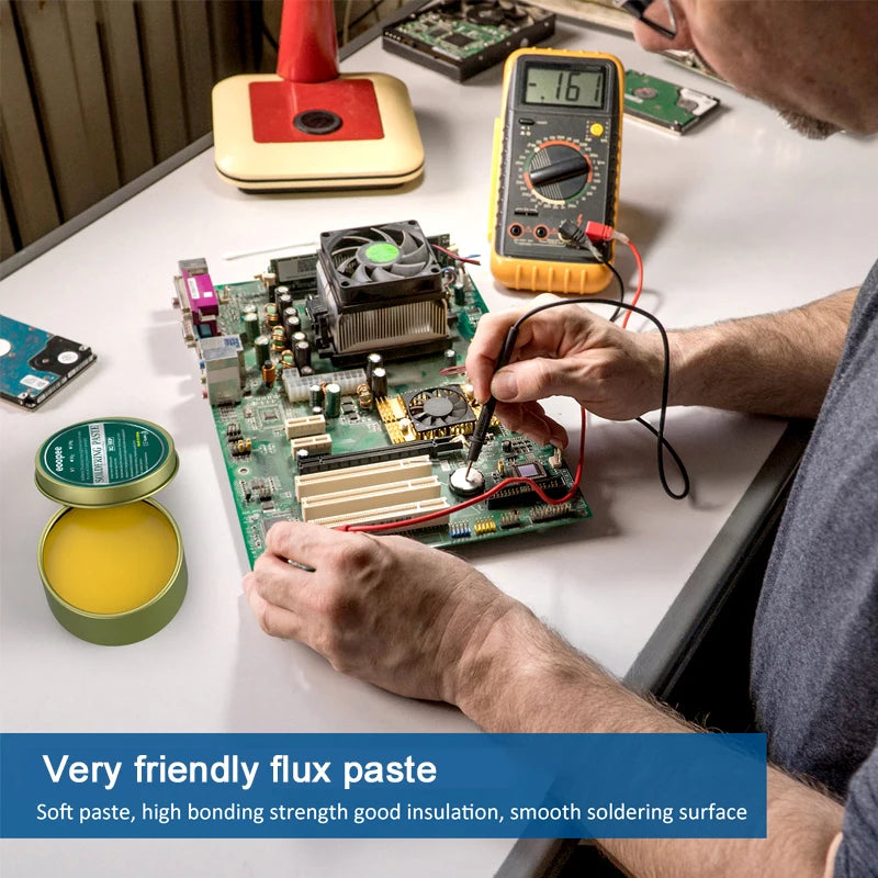 Solder Paste Rosin Flux 10g/30g/100g Lead-free Welding Flux Iron Repair Welding Paste Soldering Tin Soldering Oil Soldering Flux