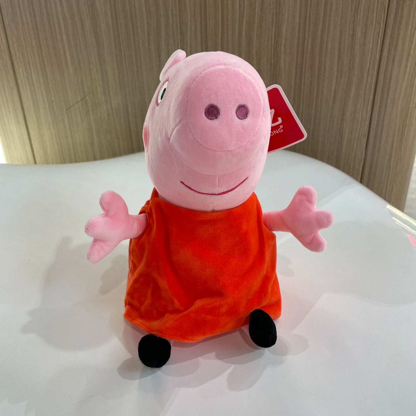 30cm 12'' Genuine Peppa Pig daddy mammy grandpa grandma dinosaur Teddy bear Peppa George Plush Toy Kids Birthday Christmas Gift