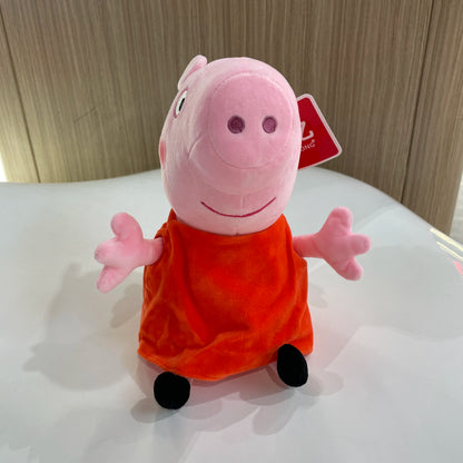 30cm 12'' Genuine Peppa Pig daddy mammy grandpa grandma dinosaur Teddy bear Peppa George Plush Toy Kids Birthday Christmas Gift