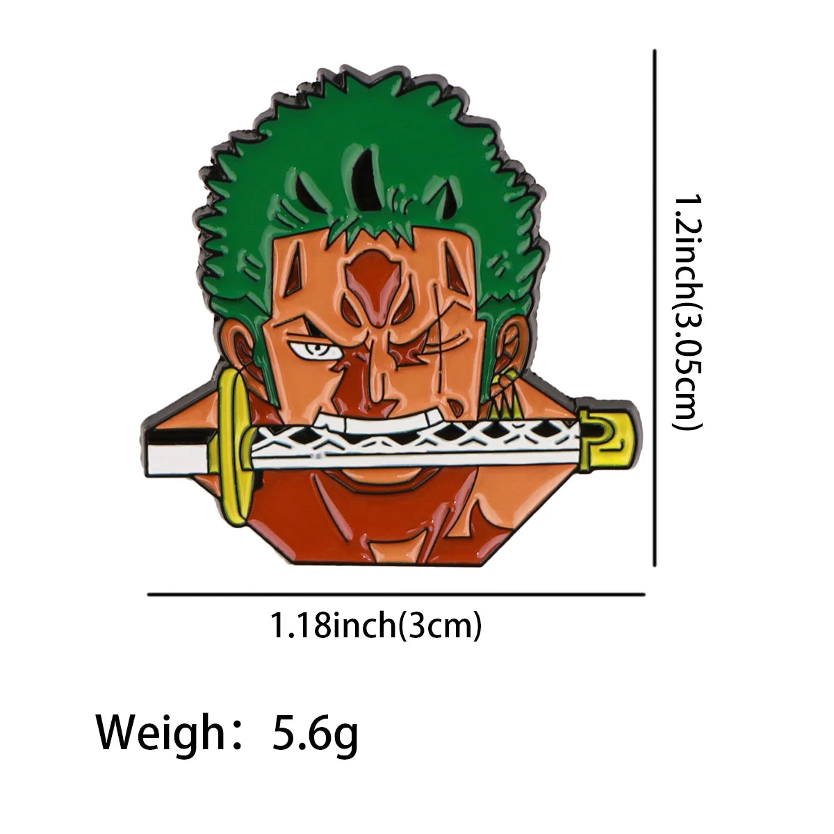 Japanese Anime Enamel Pin Cute Lapel Pin Devil Fruit Brooches for Backpack Manga Badges Jewelry Accessories