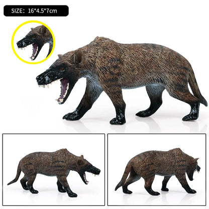 Oenux Prehistoric Wild Animals Simulation Armadillo Doedicurus Sabretooth Model Action Figures PVC Collection Toy For Kid Gift