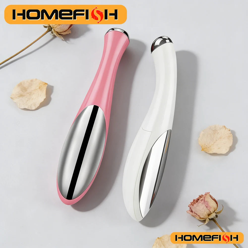 Electric Eye Massager Beauty Device Delicate Eye Skin Puffiness  Smooth Fine Lines Care Tool
