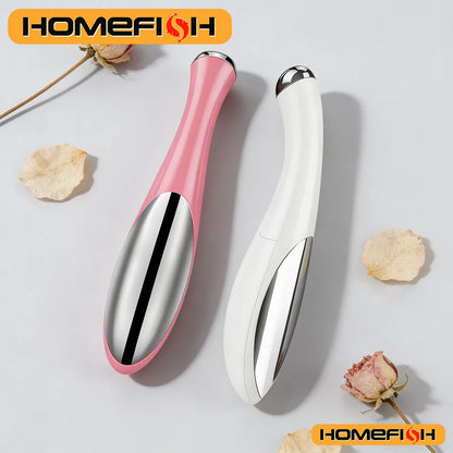 Electric Eye Massager Beauty Device Delicate Eye Skin Puffiness  Smooth Fine Lines Care Tool