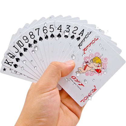 Premium Frosted Playing Cards PVC Plastic Waterproof Durable Poker Cards Large Character Deck of Cards for Parties