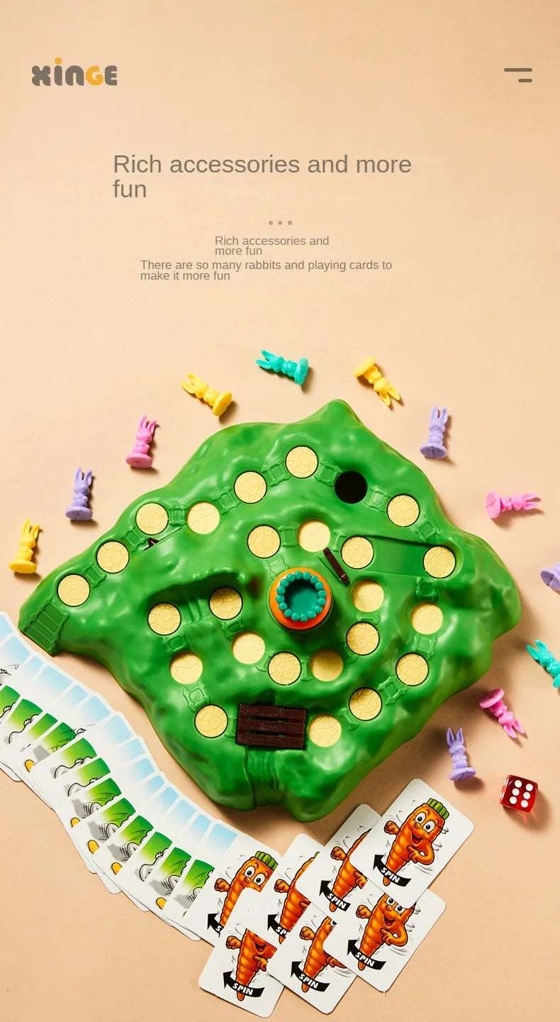 New Rabbit Trap Puzzle Toy Children's Dual Play Multiplayer Board Game Competition Parent Child Interactive Strategy Game