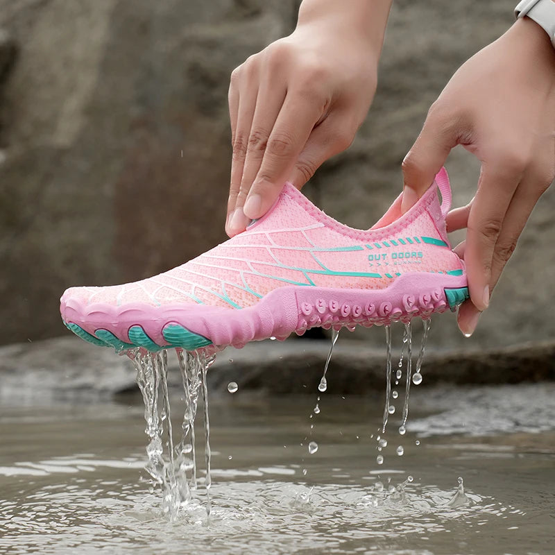 Women's Outdoor Canyoning Shoes Quick Dry Non Slip Beach Trekking Water Shoes Ladies Breathable Wading Sneakers