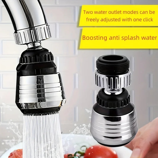 360° Rotating Kitchen Faucet Pressurized Anti-Splash Extended Filter Foam Universal Faucet Head Sprayer for Kitchen