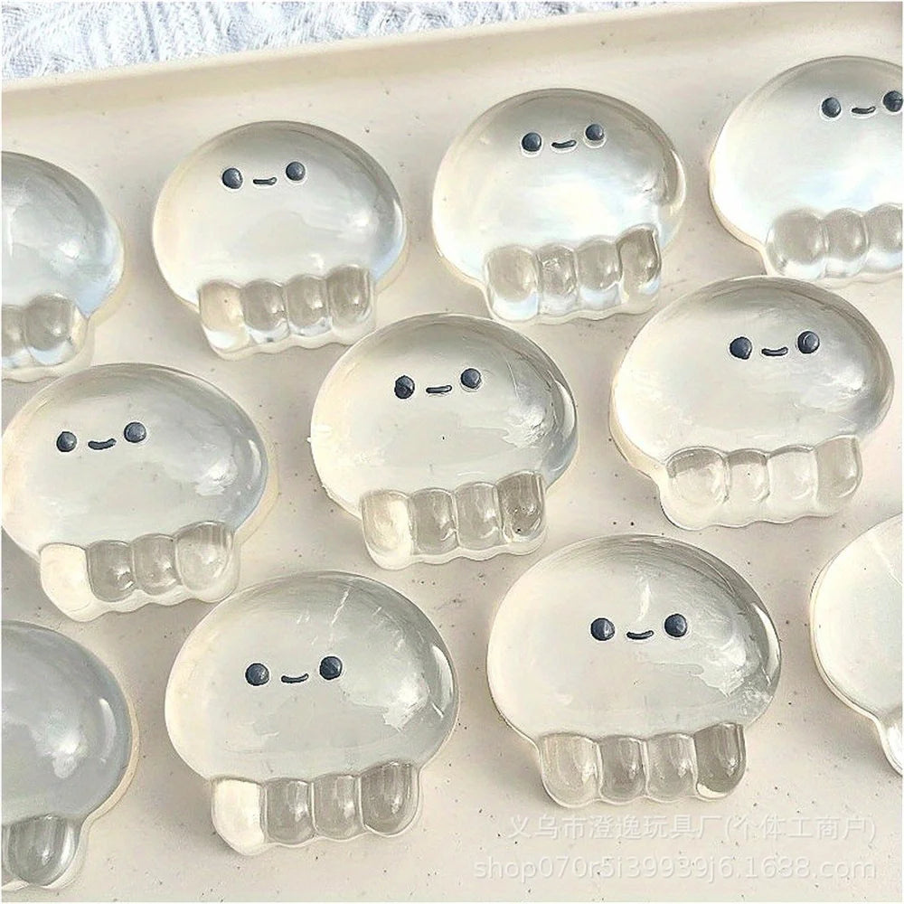 Taba Squishy Jellyfish Kawaii Stress Relieving Sensory Fidget Toys for Anxiety&Relaxation Desk Accessory