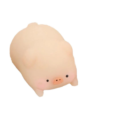 Cute Little Pink Pig Squeeze Toys Pink Piglet Stress-relieving and Venting Toys Kawaii Pet Fidget Toys Gifts for Friends