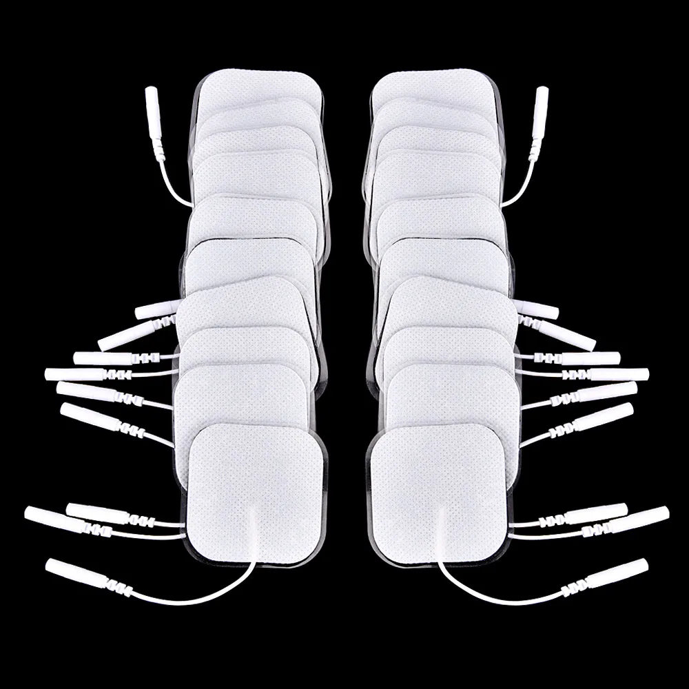 100P/50P 5x5cm Muscle Stimulator Electrode Pads Non-woven Fabric Self Adhesive Replacement Pads for Tens Digital Massage Machine