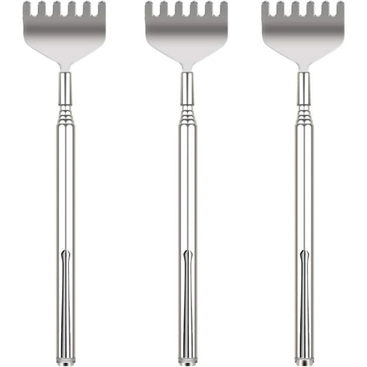 Extendable Back Scratcher for Men Portable Telescopic Metal Back Scratchers Back Hand Massager for Birthday Christmas Gifts