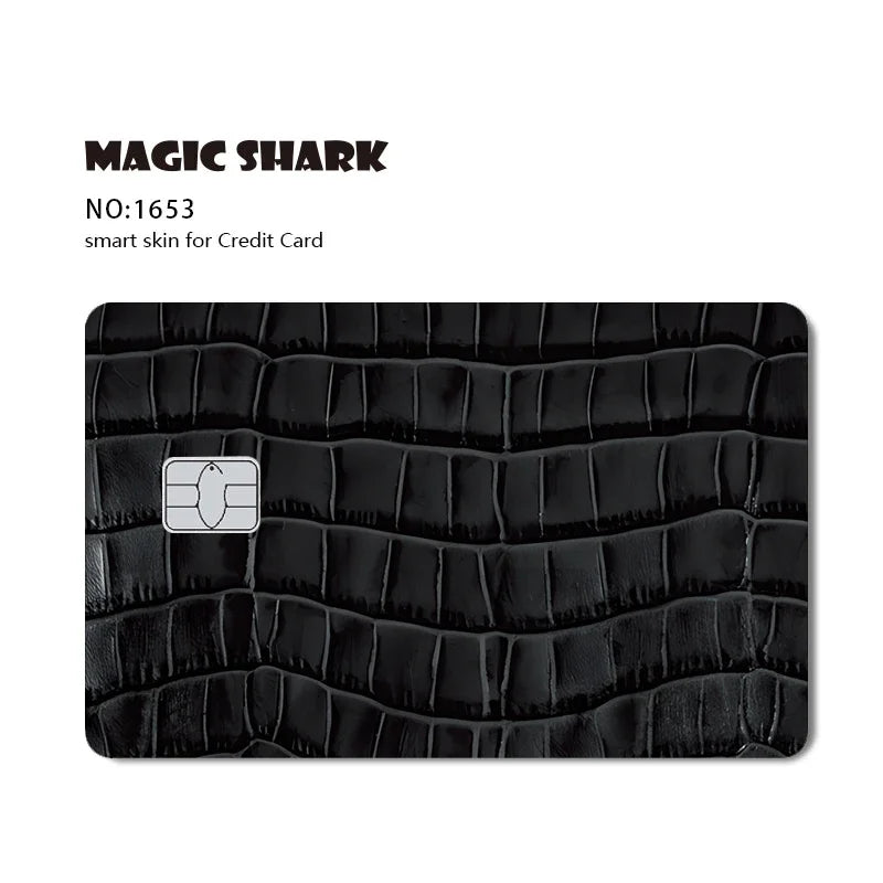 2025 New Magic Shark Anime Money Charge 404 Error ID Game Machine Film Skin Sticker for Debit Bank Credit Card