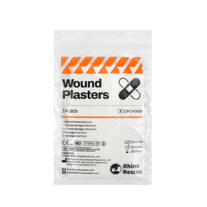 Rhino Rescue Variety Bandages Pack Assorted Sizes Fingertip Bandages Waterproof Bandages Breathable Adhesive Bandages Bulk