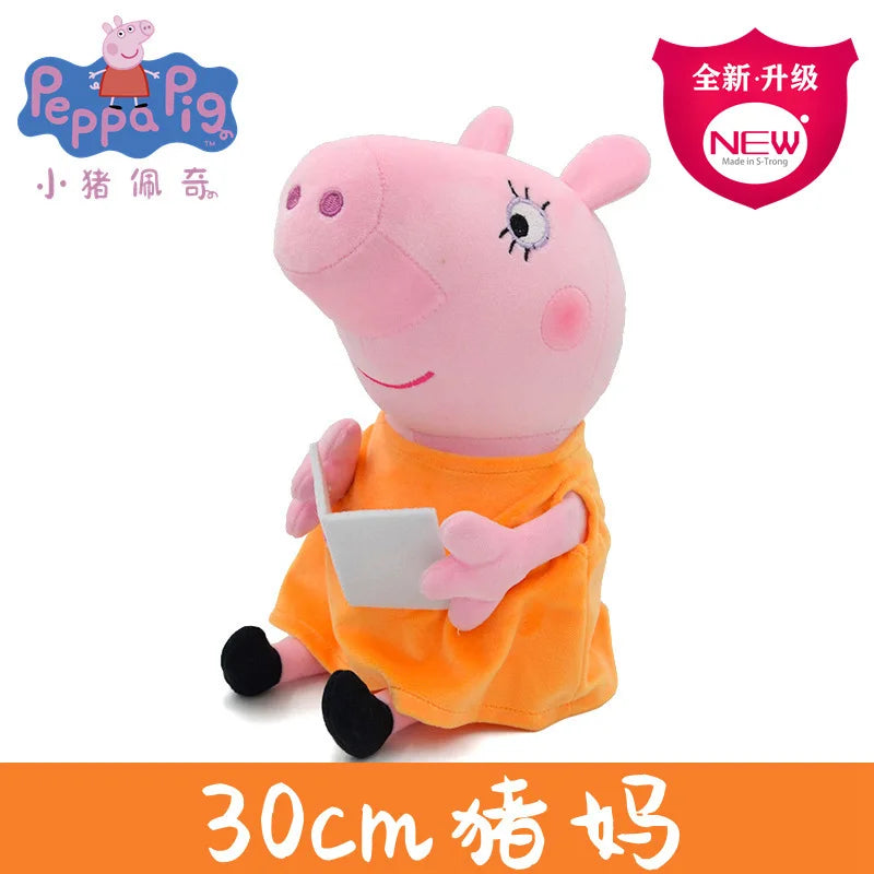 30cm Peppa Pig Plush Toys George Teddy Bear Mr Dinosaur Cute Cartoon Anime Figure Kawaii Stuffed Plush Toys Kids Christmas Gifts