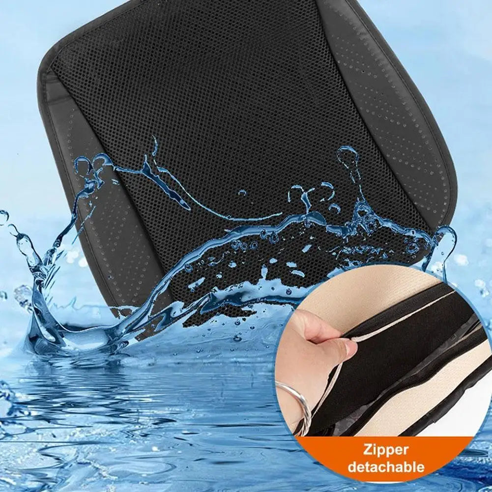 Summer Universal Car Cooling Cushion with 5/8 Fans, Three Wind Adjustment Cooled Chair Pad USB Seat Cushion Interior Accessories