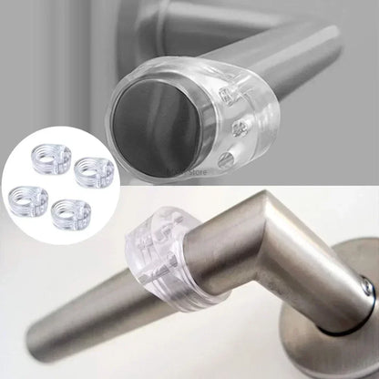 Door Stop Doorstop Baby Safety Supplies Transparent Silicone Door Handle Pad Home Improvement Wall Impact Buffer Skirt Bikini