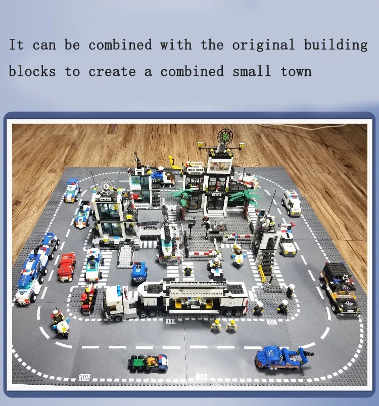 32X32 Dots Styles Classic Building Block Base Plate City View Traffic Road Figures Construction Toys Bricks Plastic Baseplates