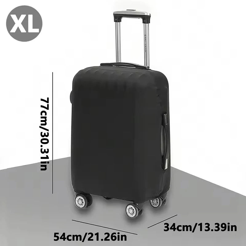 Fashion Travel Suitcase Protective Cover Luggage Protective Cover Solid Color Suitable for 18-32 Inch Suitcases.-zmt