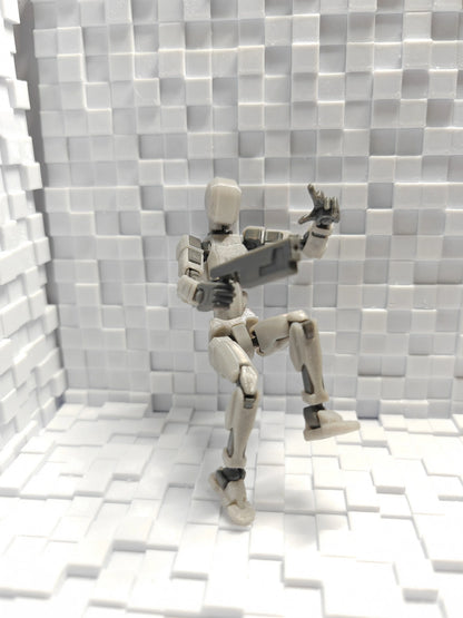 Titan 13 Action Figures T13 Figure 3D Printed Multi-Jointed Movable Lucky 13 Action Figure Nova 13 Action Figure Dummy