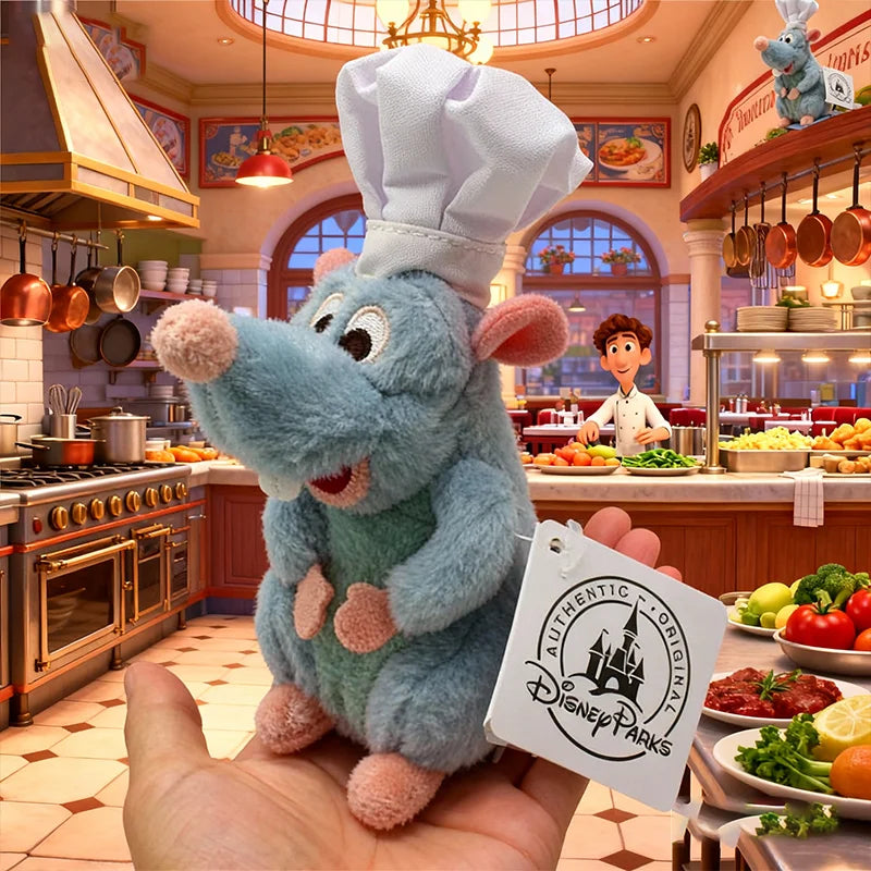 Ratatouille Chef Remy Plush Doll Magnetic Shoulder Decor Kawaii Creativity Plush toy Birthday Surprise Surrounding Birthday gift